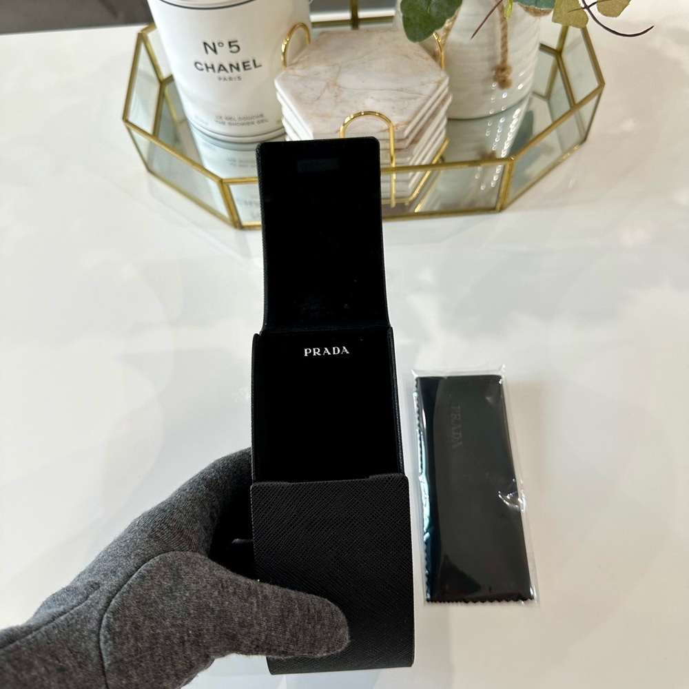 PRADA Sunglasses Case and Cloth